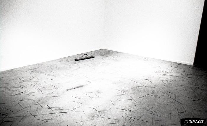 1996 01 16 Sculpture Collection Dan Olson installation view wide angle looking toward gallery walls